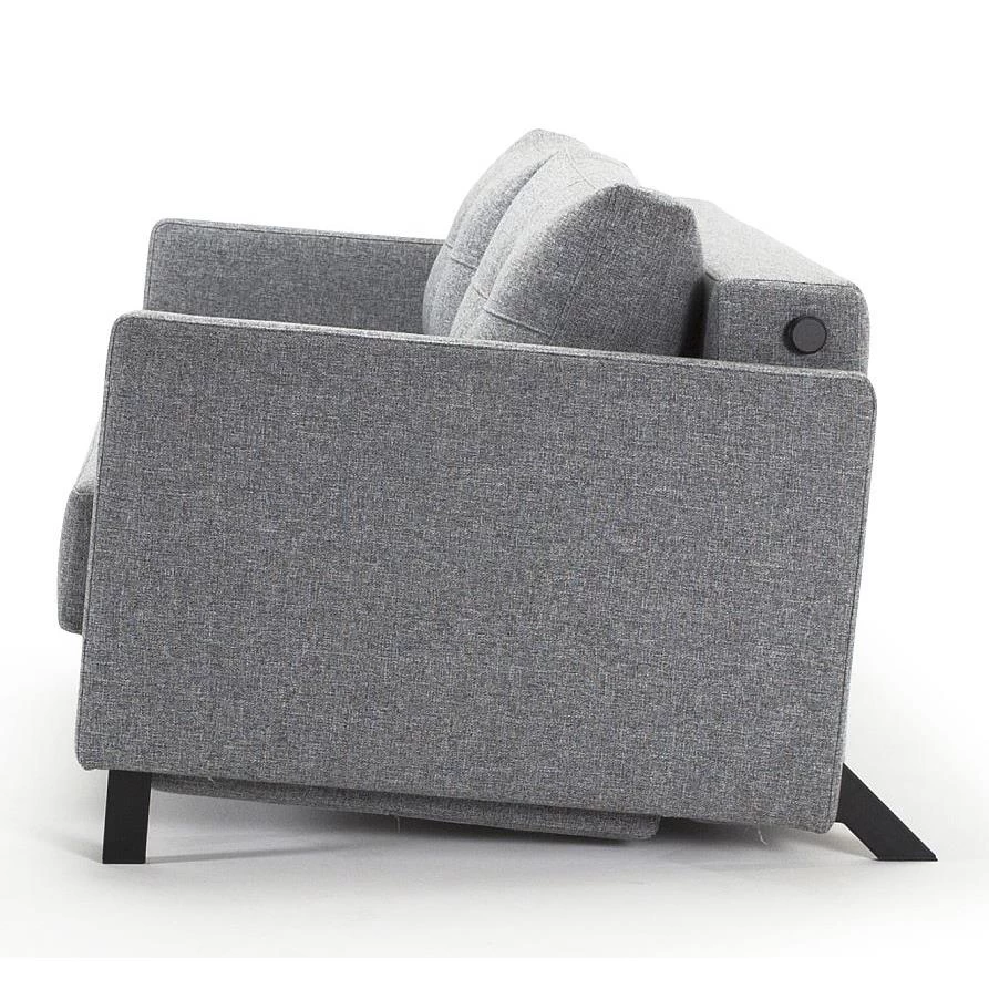 Innovation Cubed 160 Slaapbank Armleuning Twist Granite 565 - Afbeelding 7