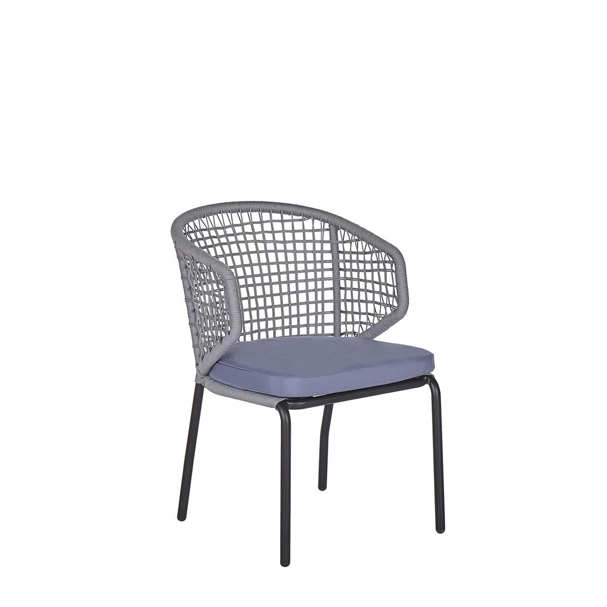 Beliani - PALMI - Bistroset Voor 2 - Grijs - Staal - Afbeelding 4