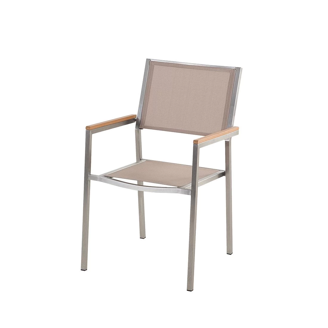 Beliani - GROSSETO - Tuinset Voor 8 - Lichtgrijs - Graniet - Afbeelding 4