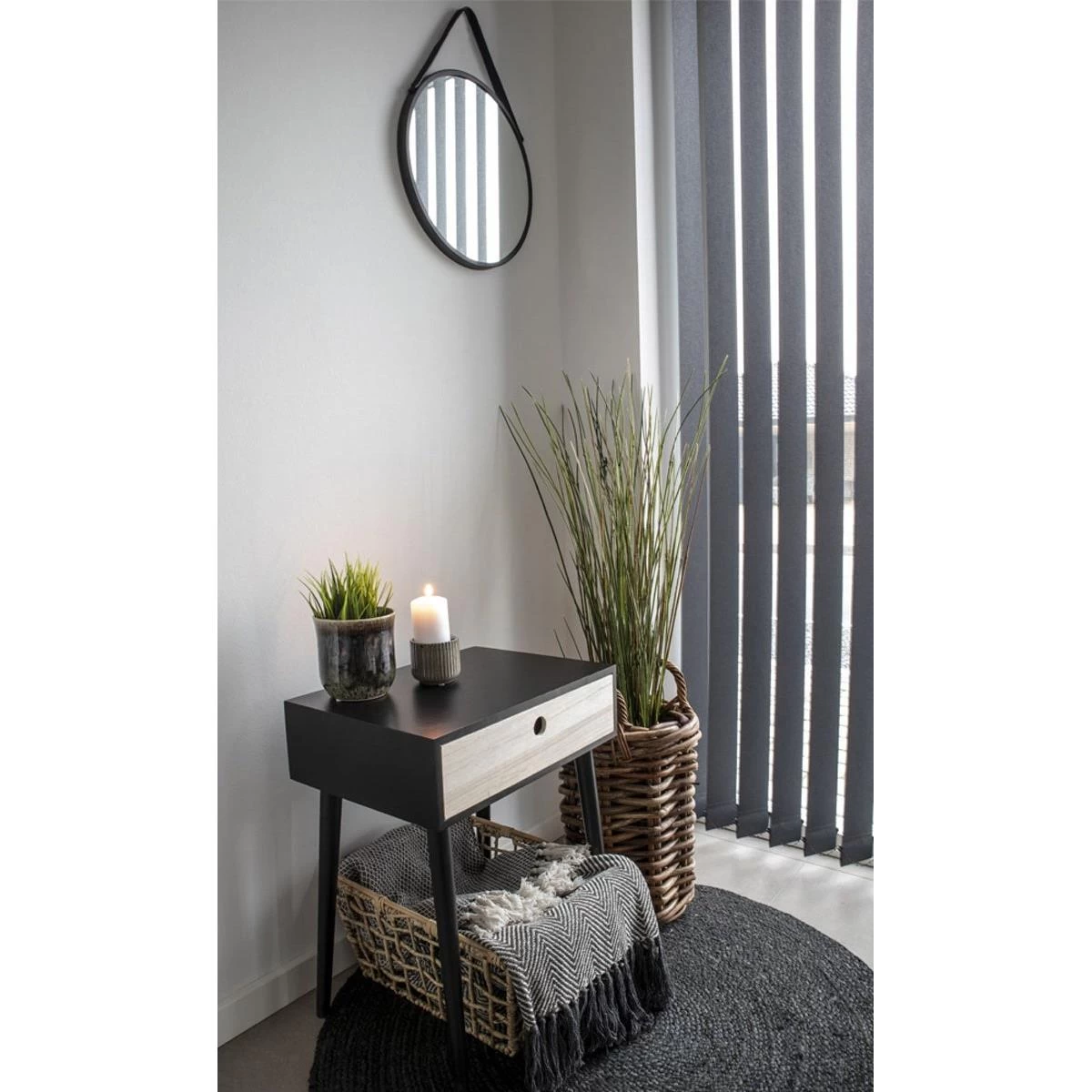 Artichok Elise Houten Nachtkastje Zwart - Afbeelding 4