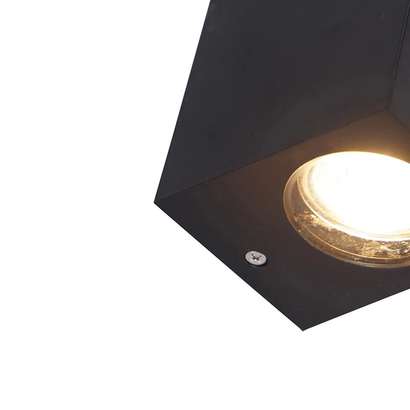 QAZQA Moderne Wandlamp Zwart Van Kunststof - Baleno II - Afbeelding 6