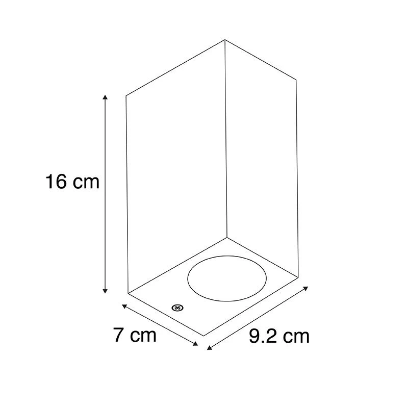 QAZQA Moderne Wandlamp Zwart Van Kunststof - Baleno II - Afbeelding 7