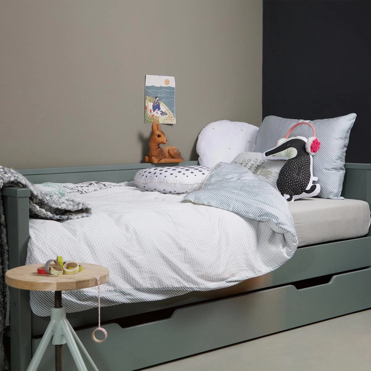 Woood Nikki Bed 90 X 200 Cm Groen - Afbeelding 2