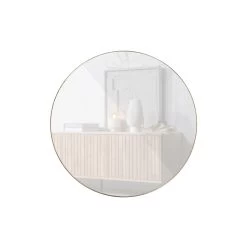 WOOOD Doutzen Spiegel - Metaal - Goud - 115x115x5