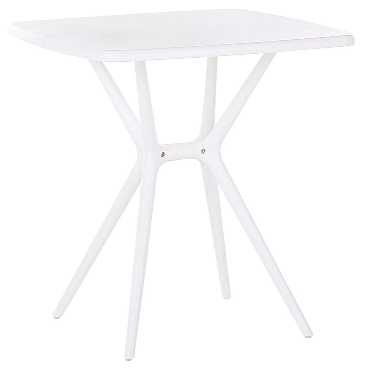 Beliani - SERSALE - Tuinset Voor 4 - Wit|Blauw - SMC (kunststof) - Afbeelding 3