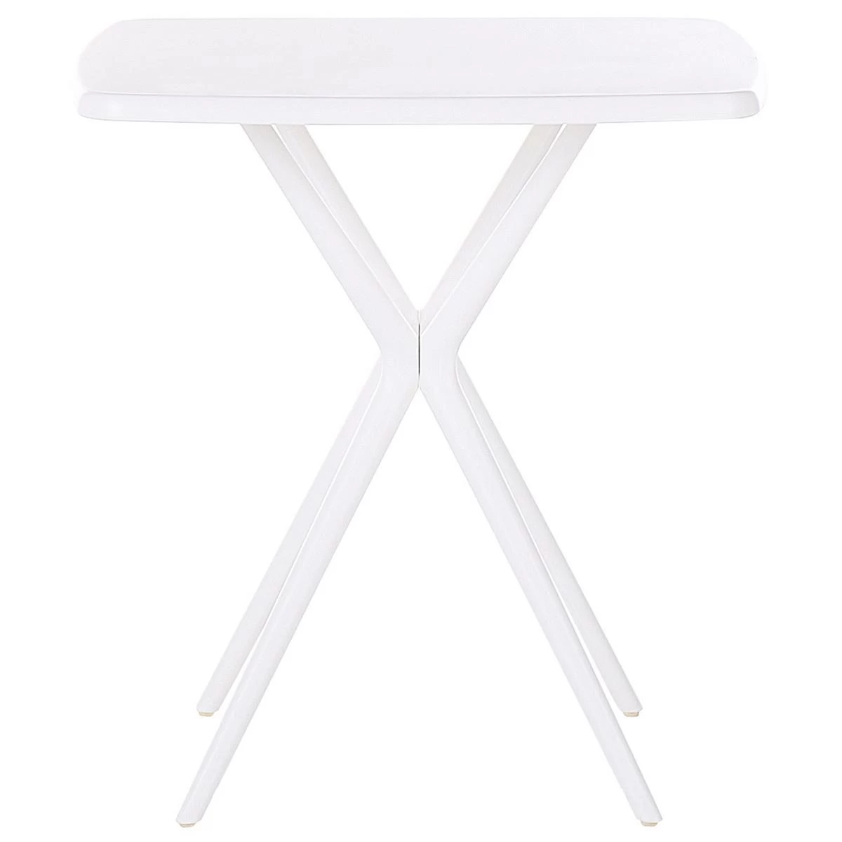 Beliani - SERSALE - Tuinset Voor 4 - Wit|Blauw - SMC (kunststof) - Afbeelding 4