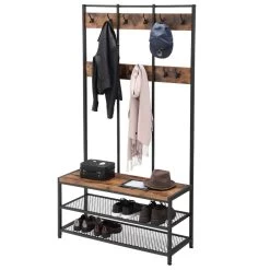 ACAZA Garderoberek Vintage Bruin