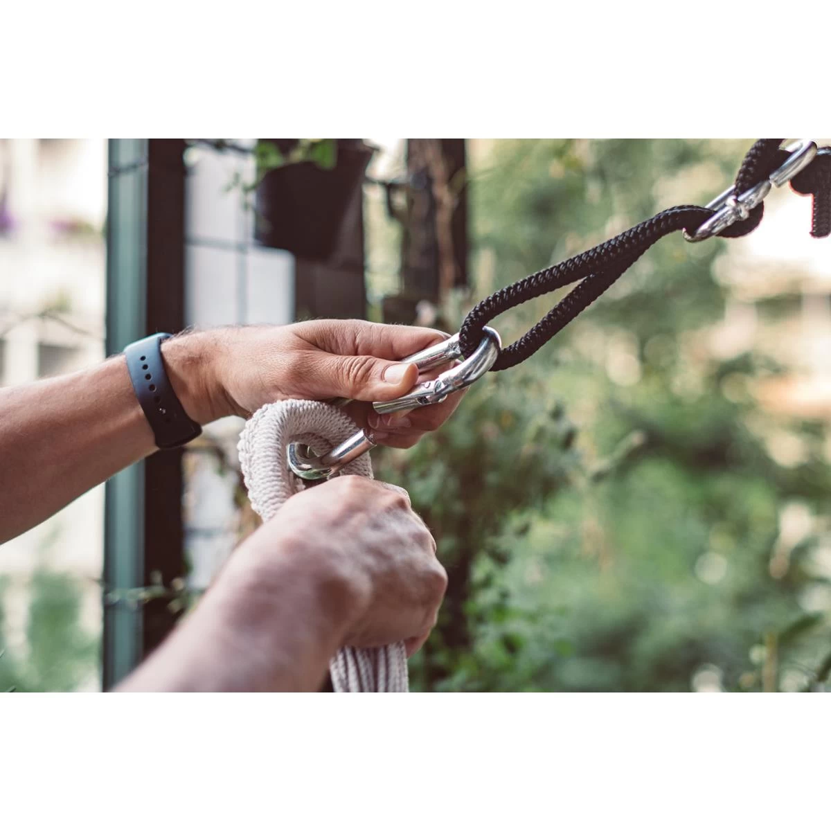 Tropilex® Hangmatbevestiging Simple White Wit | Ecru - Afbeelding 3