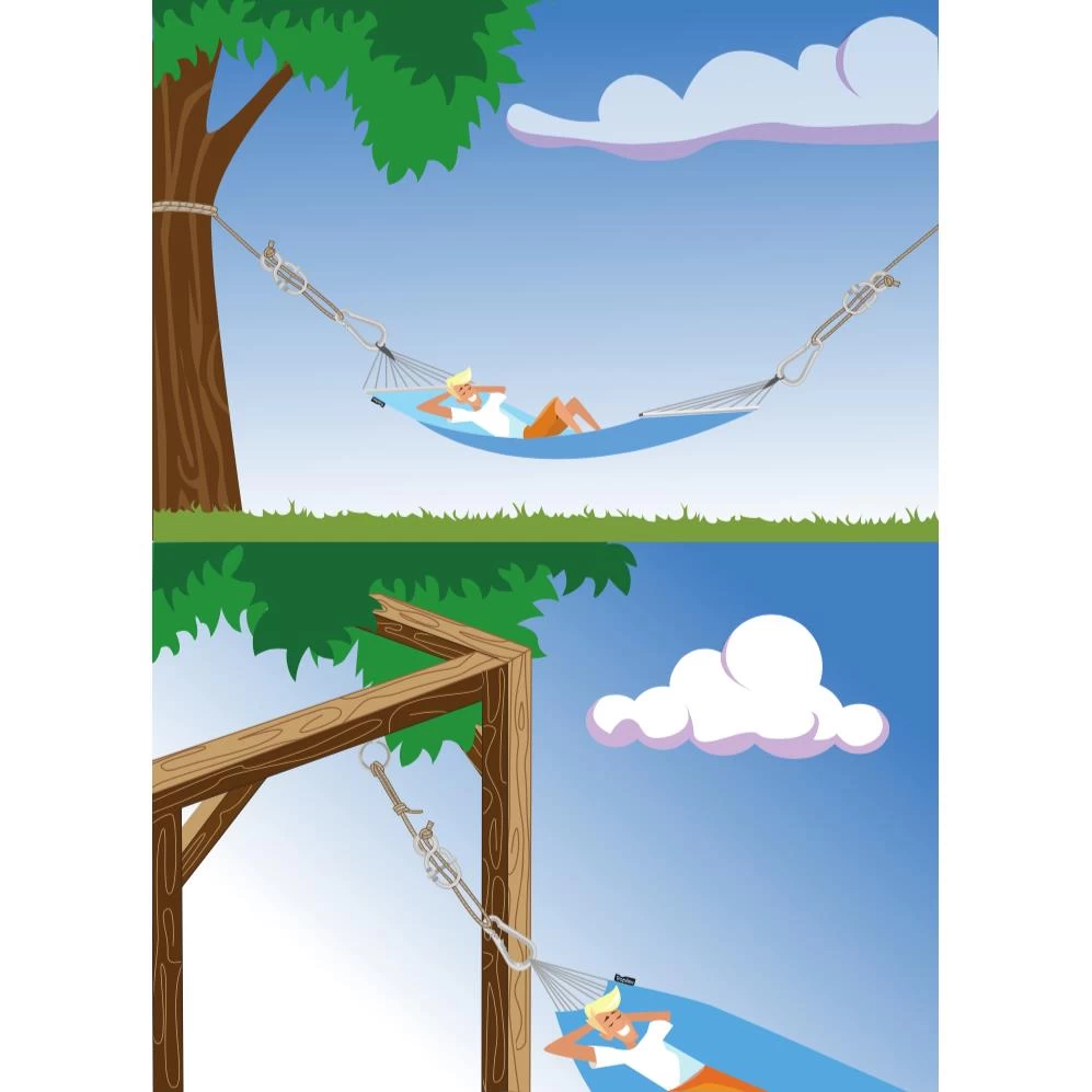 Tropilex® Hangmatbevestiging Simple White Wit | Ecru - Afbeelding 9